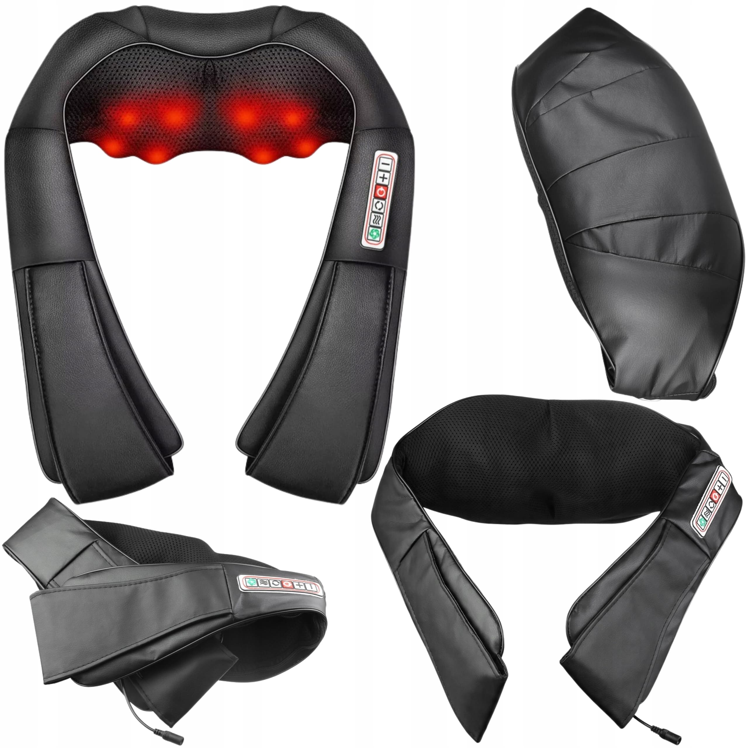 Masażer shiatsu karku plecy black