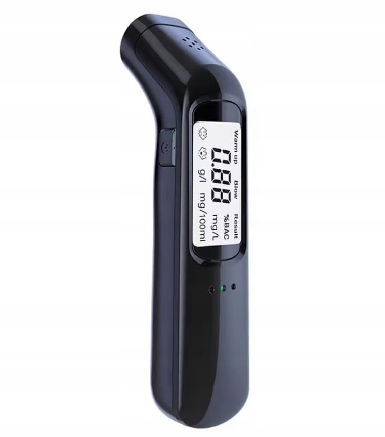 Alkomat bezustnikowy profesjonalny usb precyzyjny kieszonkowy bezkontaktowy