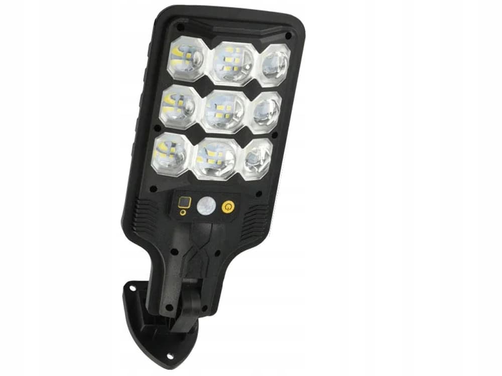 Lampa solarna zewnętrzna led uliczna z czujnikiem ruchu i zmierzchu + pilot
